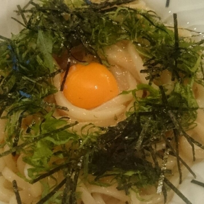 たらこ＆うどん好きな人へ☆たらこ釜玉うどん☆